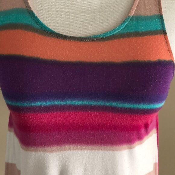 Splendid Multi-colored Stripes Tank Top - Picture 2 of 5